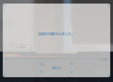 回線の切断