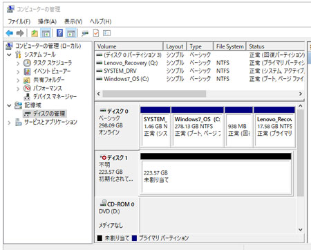 不明のディスク