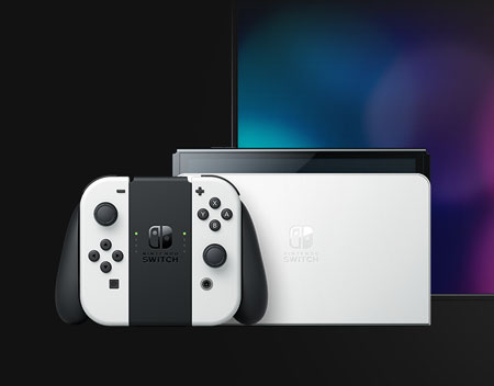 新型 Nintendo Switch の外観